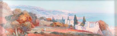 null Constant LOUCHE (1880-1965) 

Panorama d’Alger. Huile sur panneau. Signée en...