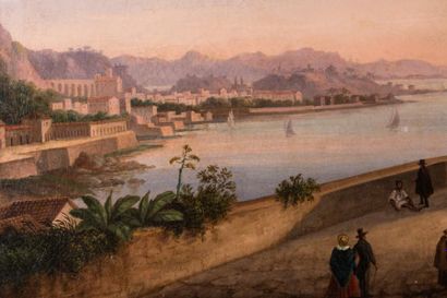 null L’école française vers 1830 

Vue du lac Jacarepagua, à l’ouest de Rio de Janeiro....
