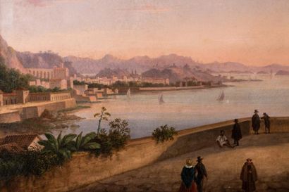 null L’école française vers 1830 

Vue du lac Jacarepagua, à l’ouest de Rio de Janeiro....