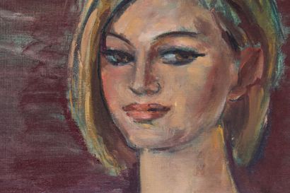 null Antoine Marius GIANELLI (1896-1983) 

Portrait de femme.?Huile sur toile.?Signée...