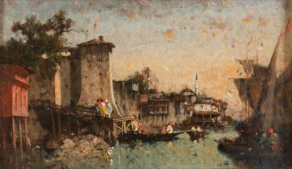 null Germain Fabius BREST (1823-1900) Attribué à 

Constantinople, vue prise de la...