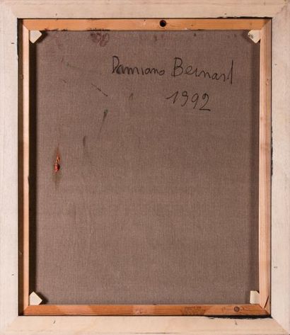 null Bernard DAMIANO (1926-2000) 

Femme.?Huile sur carton. Signée en bas à droite....