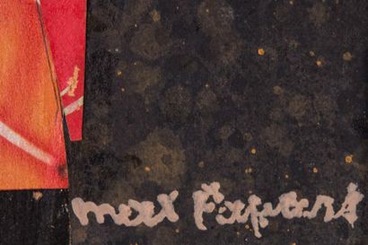 null Max PAPART (1911-1994) 

Intérieur au printemps. Collage.?Signée en bas à gauche....