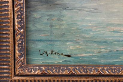 null Louis NATTERO (1870-1915) 

Le port de Marseille. Huile sur toile.?Signée en...