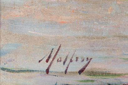 null Charles MALFROY (1862-1918) 

Les Martigues.?Huile sur toile.?Signée en bas...
