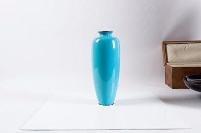 null JAPON - Epoque MEIJI (1868 - 1912) 



Vase de forme allongée en cuivre et émaux...