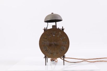 Horloge lanterne française de type Pont-Farcy,...