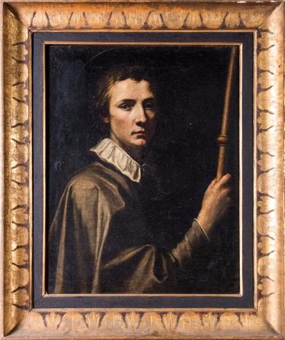  Ecole Lombarde vers 1600 
Portrait d’homme. Toile. 
66,5 x 51,5 cm.