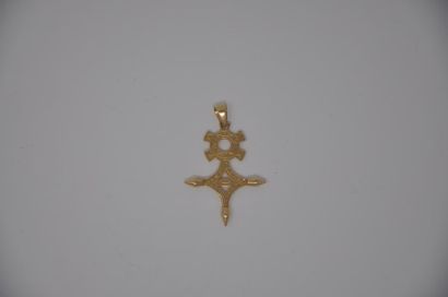 null Croix d’Agadez en or jaune 18K 750%

poids : 6,30 g