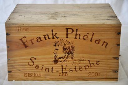  6 B FRANCK PHÉLAN (Caisse Bois). Saint-Estephe. 2001. 
