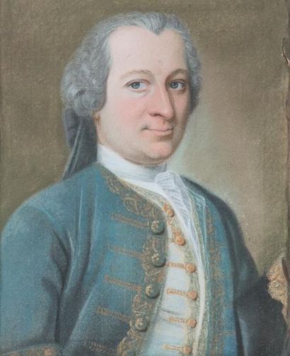 null Jean-Baptiste GILLES dit COLSON
(Verdun 1686 – Paris 1762)
Portrait de femme
Portrait...