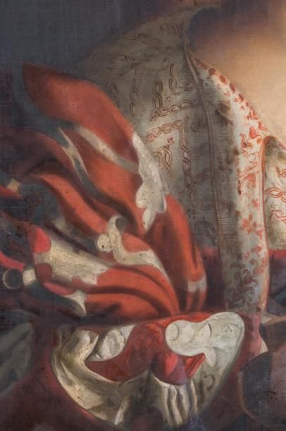 null École française du XVIIe siècle, d’après Palma le Vieux Portrait d’une femme...