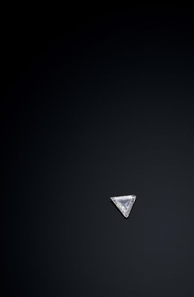 Diamant troïdia sur papier, pesant 0,25 carat...