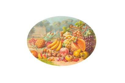 null Jules COULANGE-LAUTREC (1861-1950) Nature morte aux fruits. Huile sur toile...