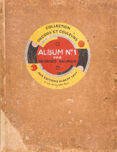 null Georges VALMIER (1885-1937) Album n°1. Collection décors et couleurs. Paris,...