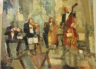 null Albert LAUZERO (1909-2006)

Le quartetto.

Huile sur toile.

Signée en bas à...