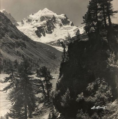 STEINER Hans (1907-1962). Saint Moritz, Suisse....