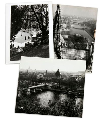 null NIEPCE Janine (1921-2007). «Paris La Seine», «Paris Pont des Arts» et «Paris...