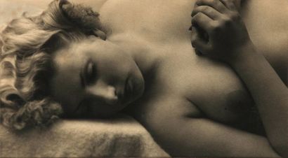 null AURADON Jean-marie (1887-1958). Nu féminin allongé. Circa 1937-1938. Tirage...