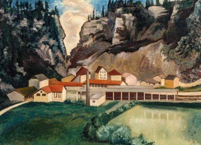 ** Auguste HERBIN (1882-1960)

Paysage à...