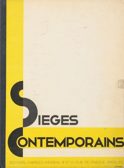 « Sièges contemporains » 
Portefeuille in-folio...