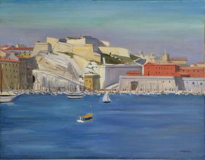 null Yves BRAYER (1907-1990)

Le Fort Saint Nicolas, Marseille, 1953.

Huile sur...