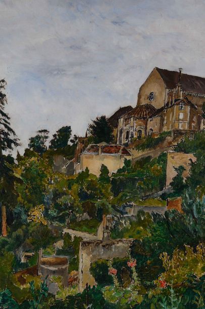 null Marcel Franc?ois LEPRIN (1891-1933)
Les jardins d’Avalon.
Huile sur toile.
Signe?e...