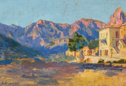 null Louis Ferdinand ANTONI (1872-1940)

Maison au pieds des montagnes roses.

Huile...