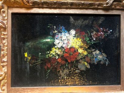 null Adolphe MONTICELLI (1824-1886)

Bouquet de fleurs.

Huile sur toile.

Signe?e...