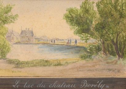 null Ecole provenc?ale du XIXe sie?cle

Le lac du cha?teau Borely.

Aquarelle.

Signe?e...