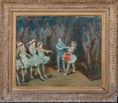 null Robert PIKELNY (1904-1986)

Le ballet.

Huile sur carton.

Signée en bas à gauche.

46...
