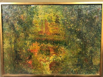 null Balinese work of the 20th century

Landscape.

Oil on canvas.

Signed lower...