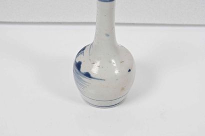 null CHINE, XVIIIe siècle

Vase bouteille en porcelaine dite

“bleu de Hue” .

1...