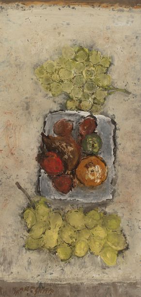 null JUNJI YAMASHITA (1940)

Nature morte raisin et pommes.

Huile et pastel gras...