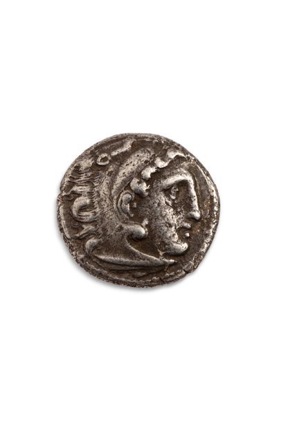 null Lot composé d’une drachme en argent d’Alexandre III ( 336.323 av.J.-C ) et d’une...