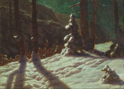IVAN FEDOROVICH CHOULTSE IVAN FYODOROVICH SCHULTZE

(1874-1939
) Forêt d'hiver

Signature... Gazette Drouot