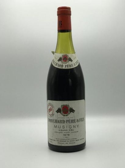 null 1 bouteilles Musigny GC Bouchard Père & Fils 1978 (niveau : à 6 cm, étiq. très...