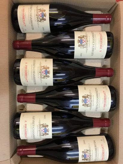 null 12 bouteilles s Gevrey-Chambertin Fougères & Cie 2001 