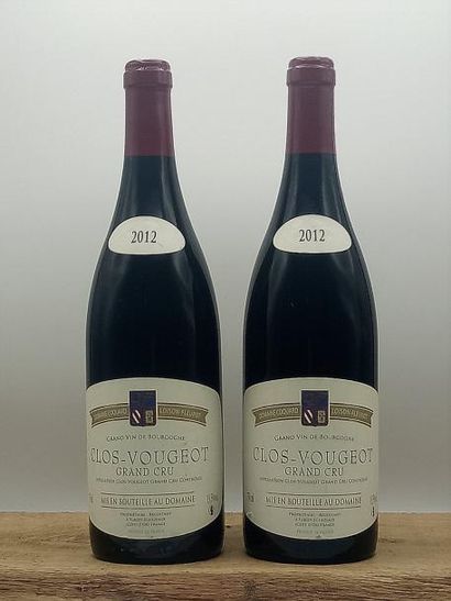 null 2 bouteilles Clos Vougeot GC Coquard Loison Fleurot 2012 