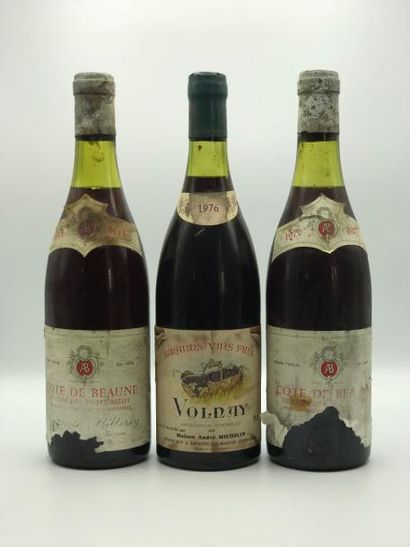 null 2 bouteilles Côte de Beaune Clos des Topes Bizot 1971 (niveau : à 3 cm, étiq....