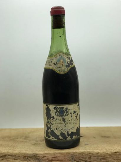 null 1 bouteilles Hermitage "La Chapelle" Jaboulet 1961 (niveau : à 7 cm,, étiq....