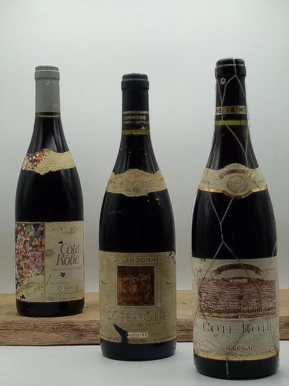 null 1 bouteilles Côte-Rôtie "La Landonne" E.Guigal 1996 (étiq. très lég. griffée,...