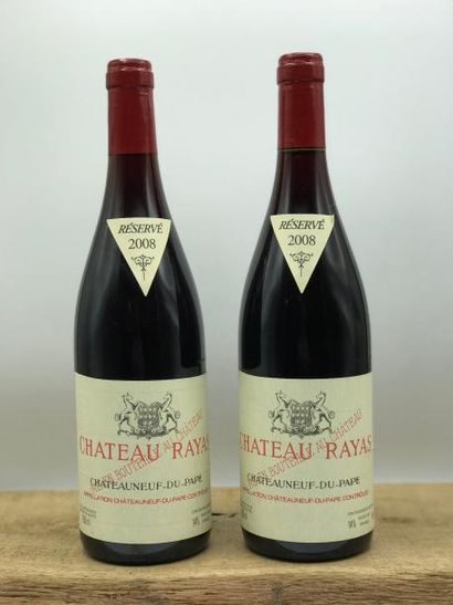 null 2 bouteilles Château Rayas 2008 