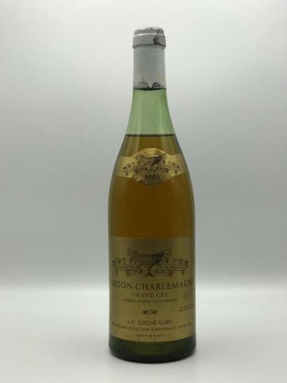 null 1 Bouteille Corton Charlemagne GC Domaine J.F. Coche Dury 1993 (niveau : à 5...