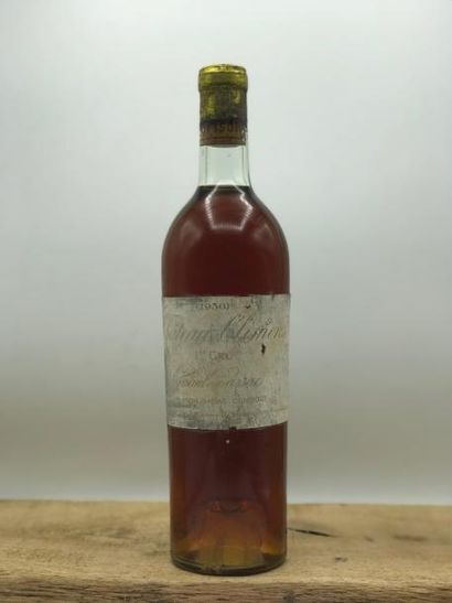 null 1 bouteille Château Climens 1er Cru Classé Barsac 1950 (niveau : bas goulot,...