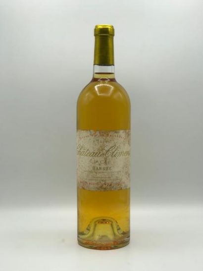 null 1 bouteille Château Climens 1er Cru Classé Barsac 2001 (étiq. lég. marquée,...