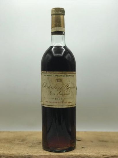 null 1 bouteille Château d'Yquem 1er Cru Classé Supérieur Sauternes 1955 (niveau...
