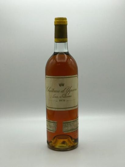 null 1 bouteille Château d'Yquem 1er Cru Classé Supérieur Sauternes 1976 (niveau...