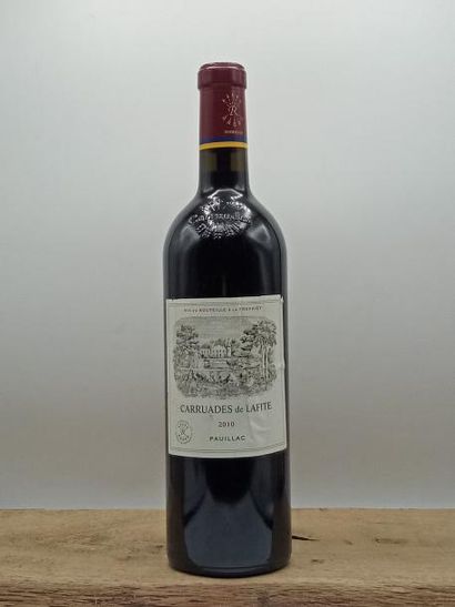 null 1 bouteille Carruades de Lafite 2nd vin du château Lafite Rothschild 2010 (étiq....