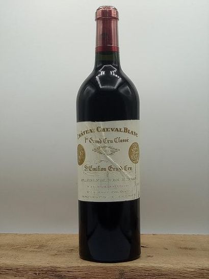 null 1 bouteille Château Cheval Blanc GCC1A Saint Emilion 2001 (étiq. lég. griff...